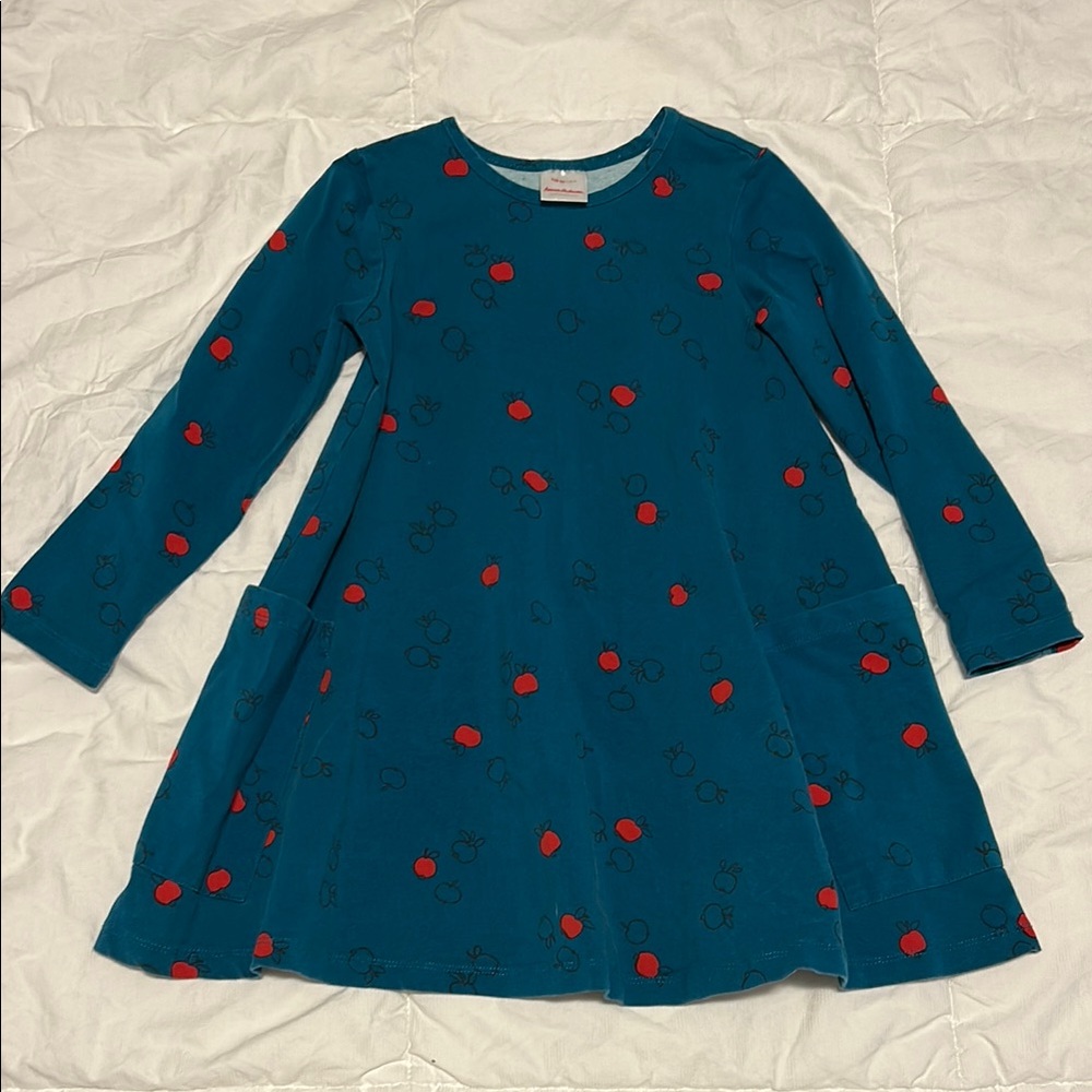 Teal and Red Kids Dress